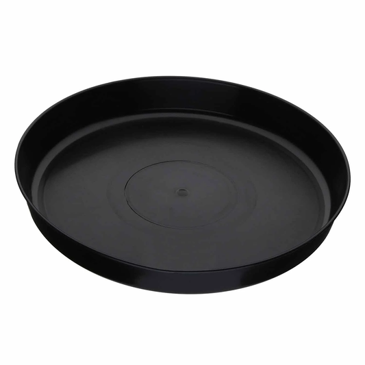 Black Plant Saucers - 6 Inch