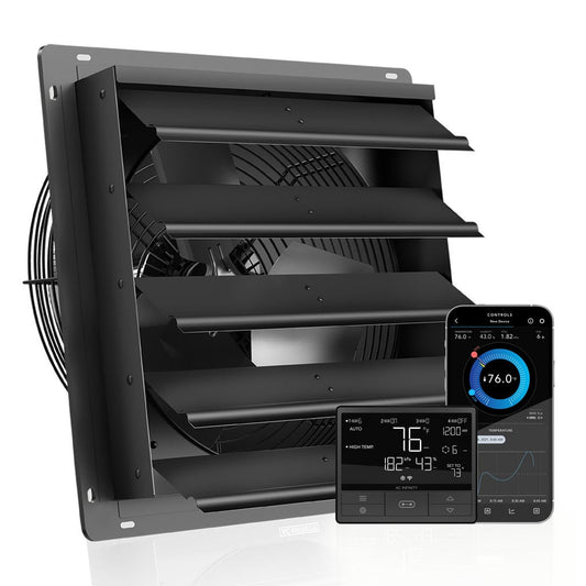 AC Infinity Airlift T20 Shutter Exhaust Ventilation Fan with Controller 69 Pro