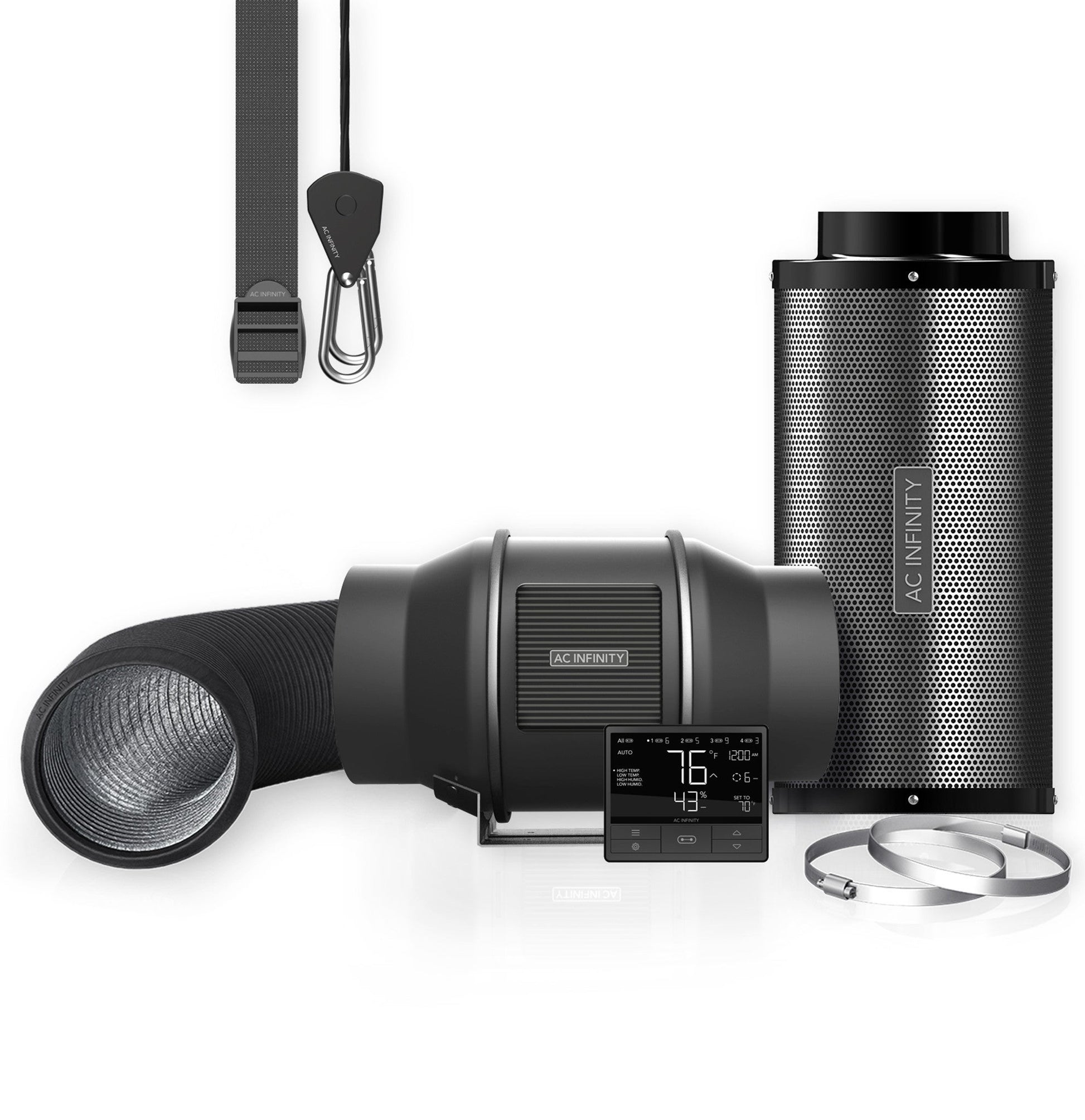 AC Infinity Air Filtration Kit Pro 6 Inch with Smart Controller