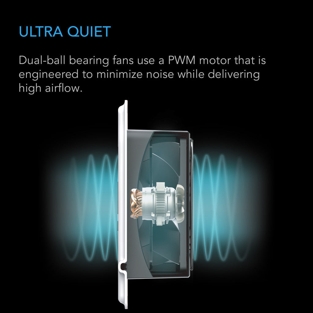 AC Infinity AirTap T4 Quiet Register Booster Fan System
