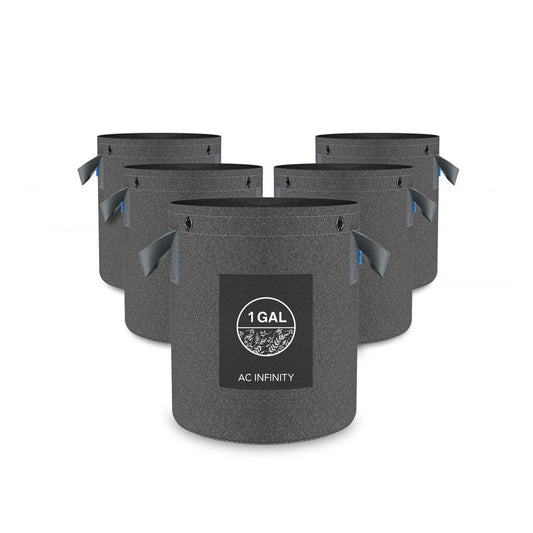 AC Infinity Heavy Duty Fabric Pots - 1 Gallon (Single)