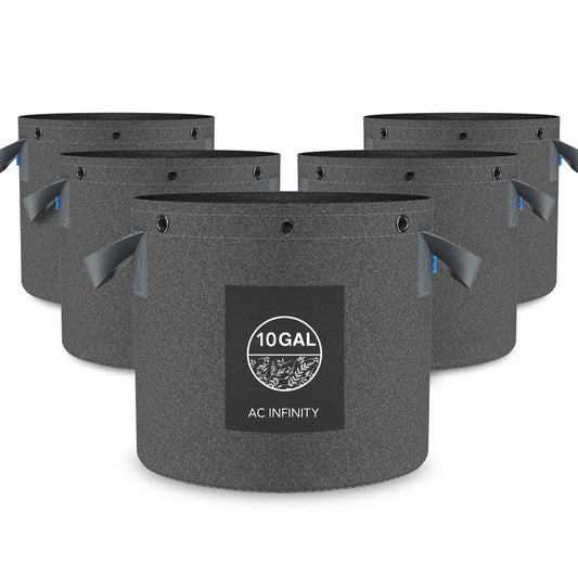 AC Infinity Heavy Duty Fabric Pots - 10 Gallon (Single)