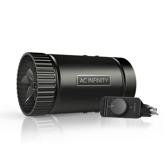 AC Infinity Raxial S6 Inline Booster Duct Fan with Speed Controller