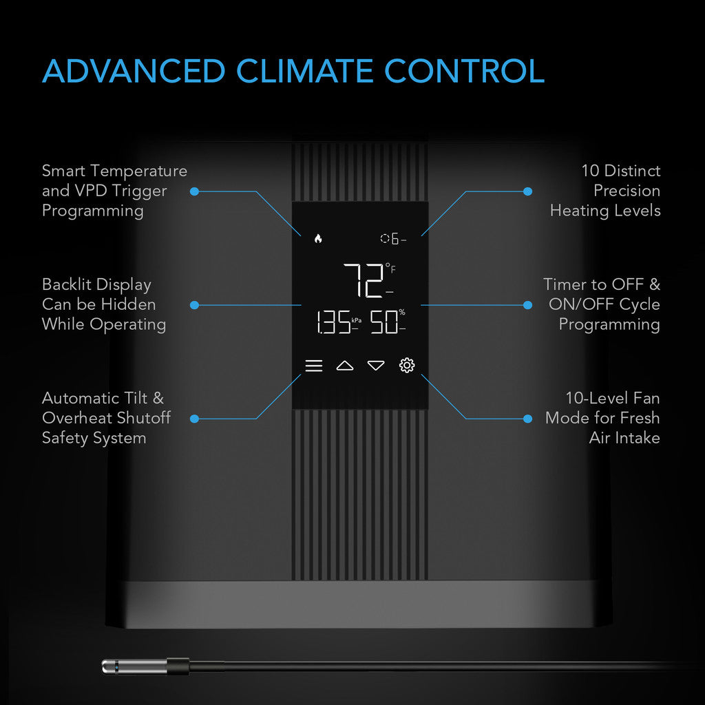 AC Infinity Thermoforge T3 Environmental Plant Heater