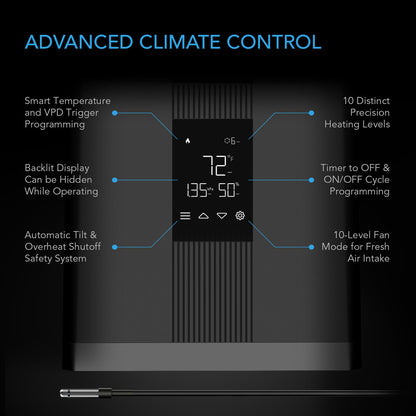 AC Infinity Thermoforge T3 Environmental Plant Heater