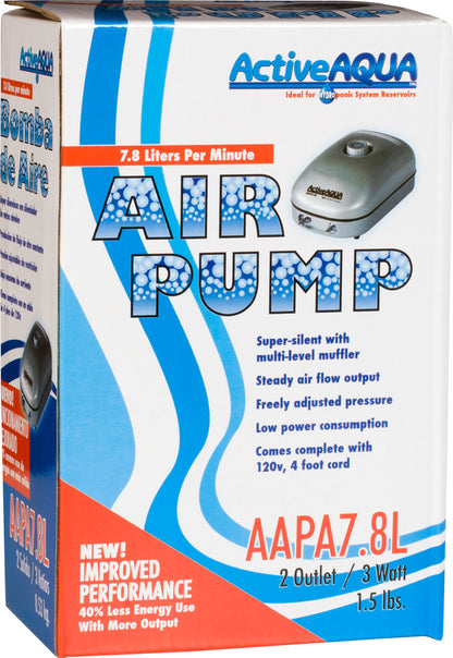 Active Aqua Air Pump 2 Outlet