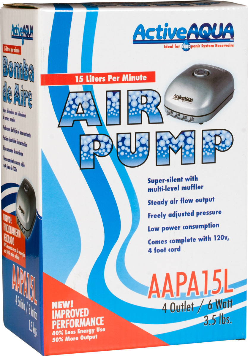 Active Aqua Air Pump 4 Outlet