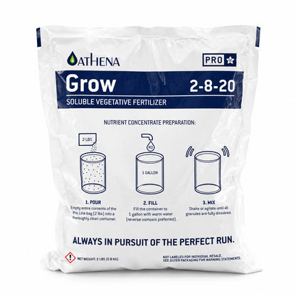 Athena Nutrients Pro Line Grow - 10 LB (2lb/Bag, 5/Case)