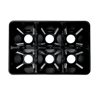 Bootstrap Farmer Heavy Duty 6 Cell Tray Inserts - Black