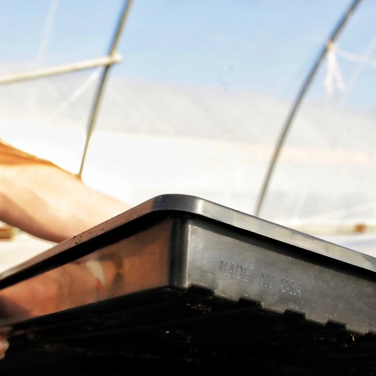 Bootstrap Farmer Heavy Duty Microgreen Shallow Tray 10x20 - Black