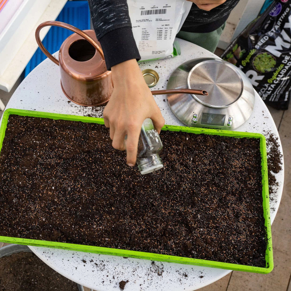 Bootstrap Farmer Heavy Duty Microgreen Shallow Tray 10x20