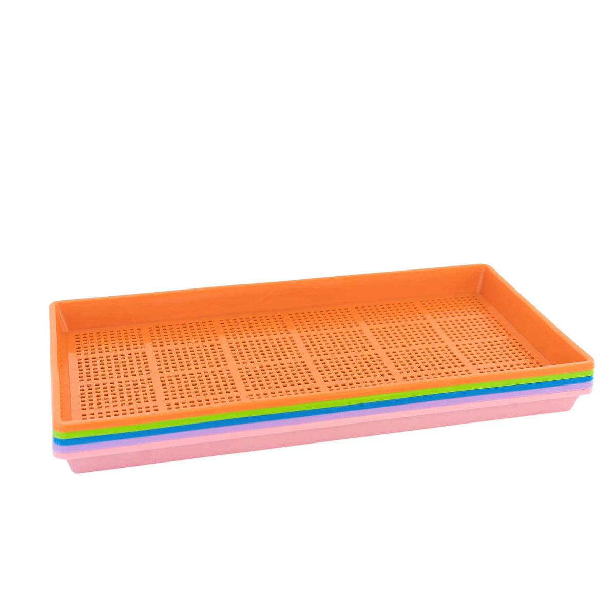 Bootstrap Farmer Heavy Duty Shallow Mesh Tray 10x20 - Blue