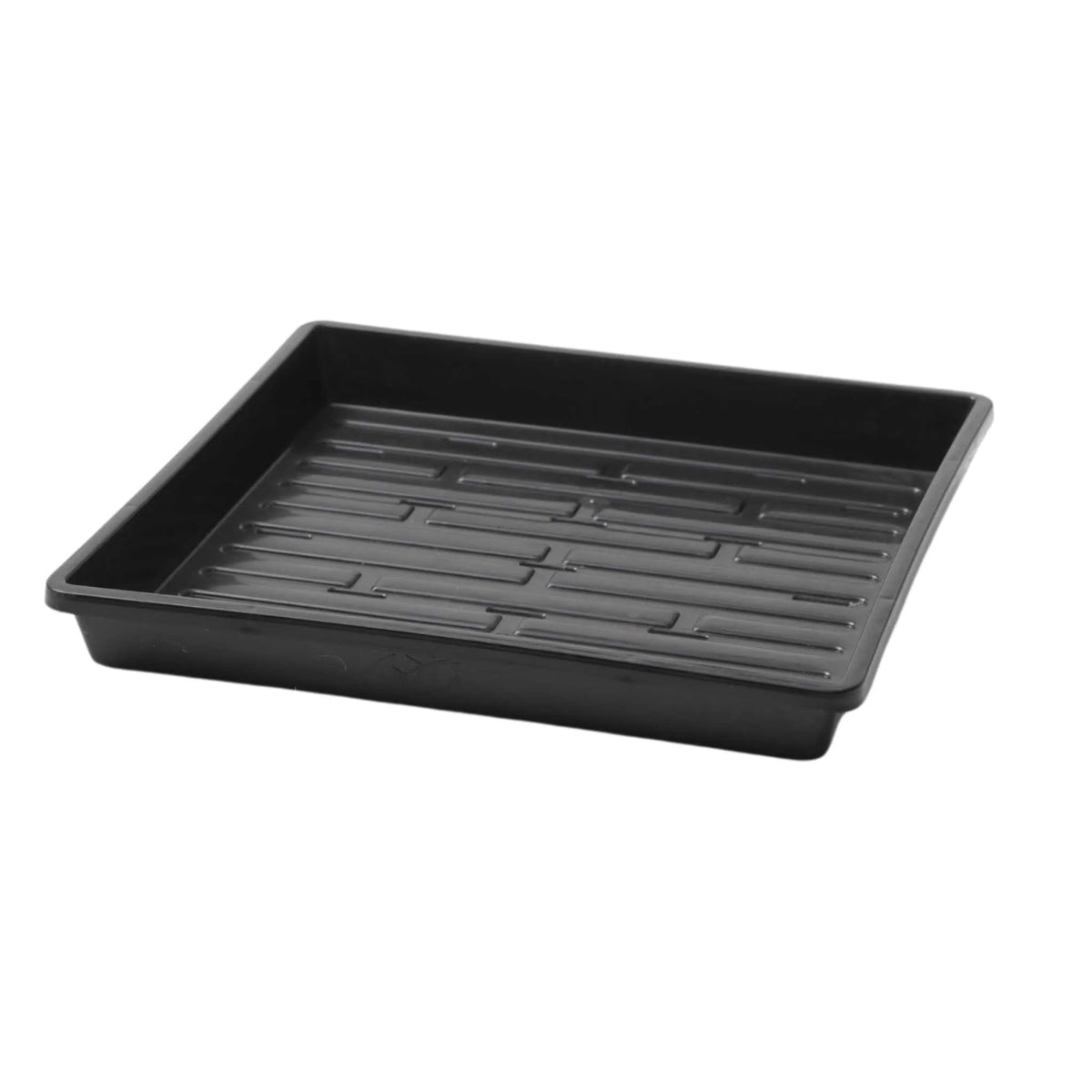 Bootstrap Farmer Heavy Duty Shallow Tray 10x10 - Black (Holes)