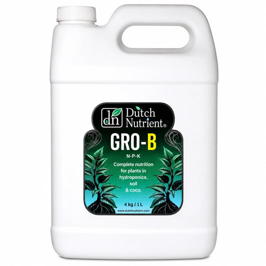 Dutch Nutrient Gro B - 4 Litre