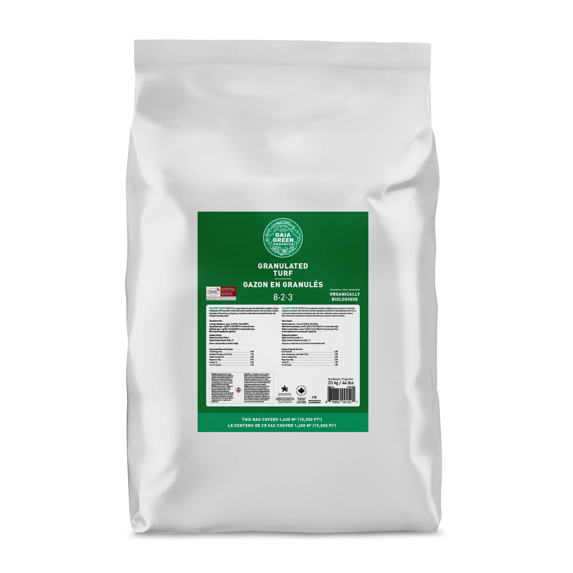 Gaia Green Granulated Turf - 20 KG