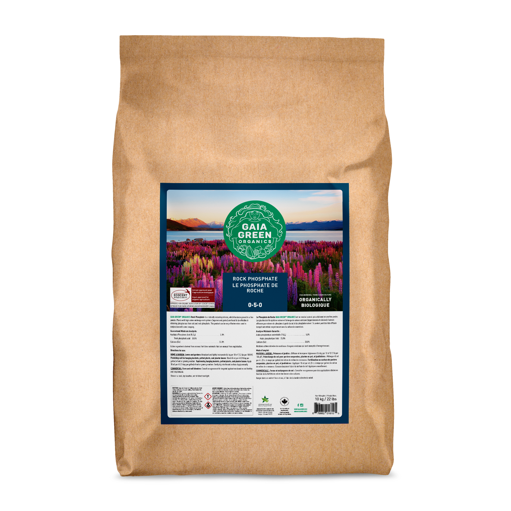 Gaia Green Rock Phosphate - 10 KG