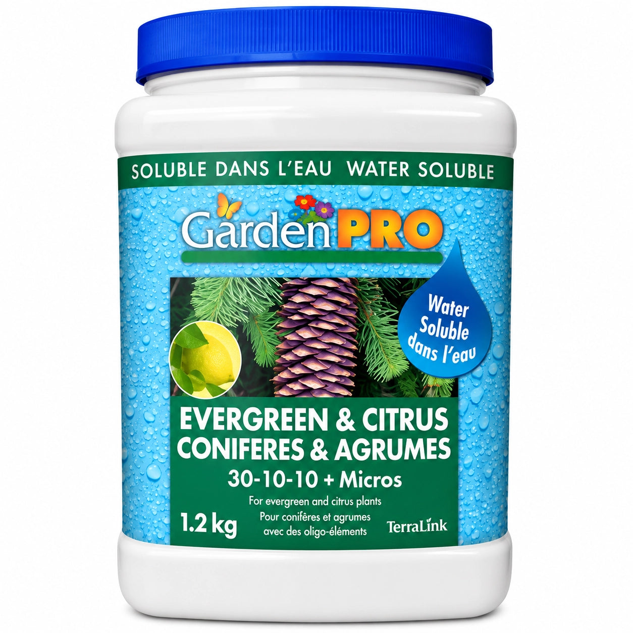GardenPro Evergreen and Citrus 30-10-10 Water Soluble - 400 Grams