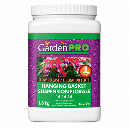 GardenPro Hanging Basket 14-14-14 Slow Release - 1.8 KG