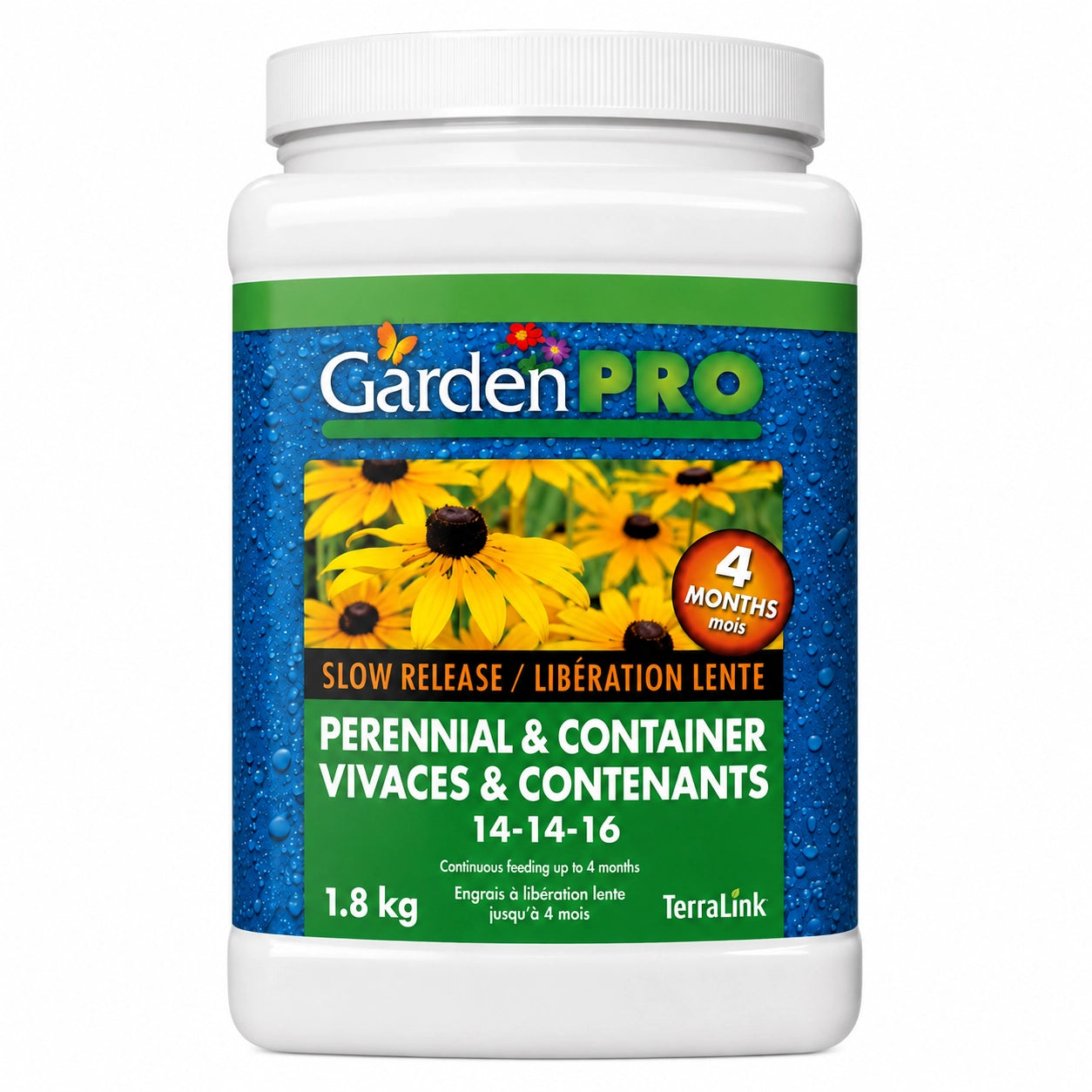 GardenPro Perennial and Container 14-14-16 Slow Release - 1.8 KG