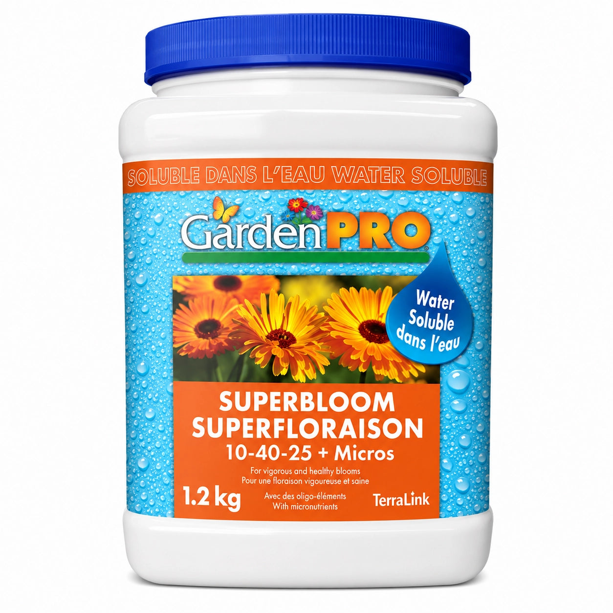 GardenPro Superbloom 10-40-25 + Micros Water Soluble - 400 Grams