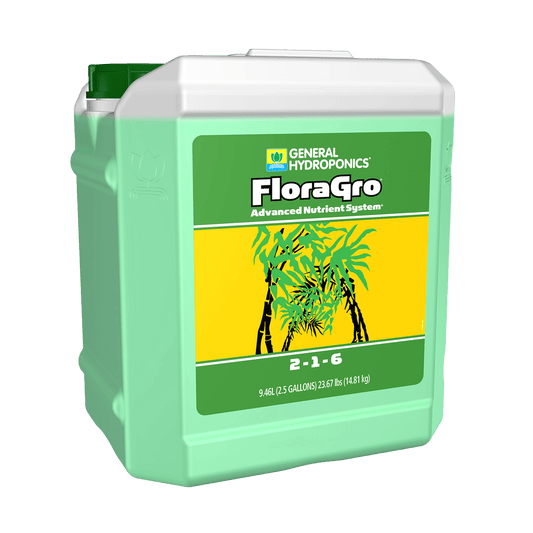 General Hydroponics Flora Gro - 2.5 Gallon