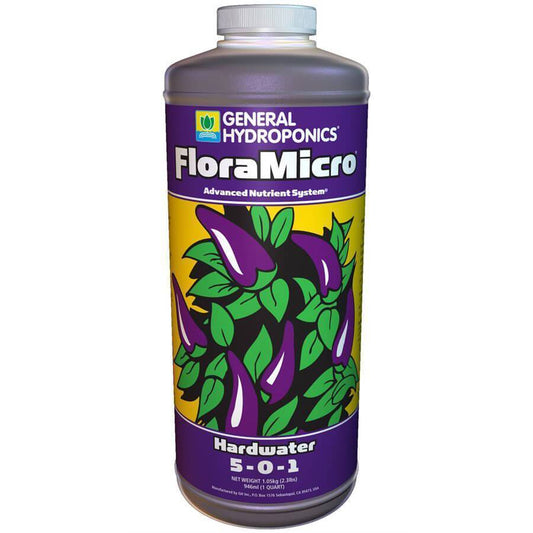General Hydroponics Flora Hardwater Micro - 1 Quart