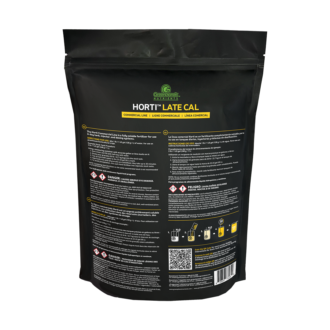 Green Planet Nutrients Horti Late Cal - 2.5 LBS