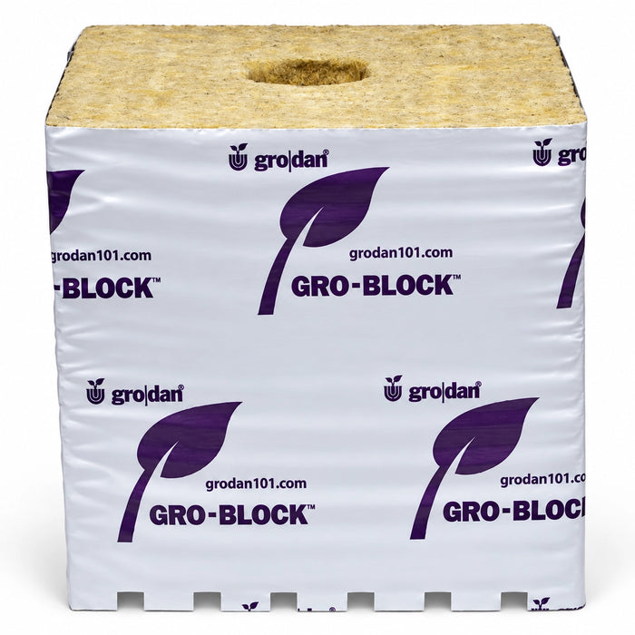 Grodan Improved Gro-Block - Hugo 6x6x6 Inch (Case of 64)