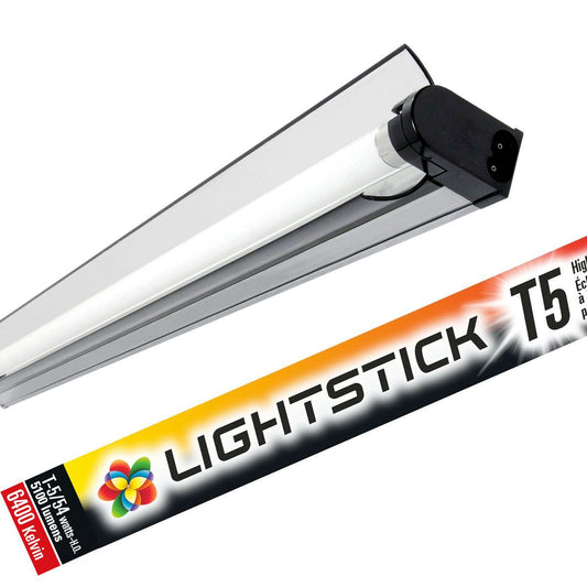 Lightstick T5 Fixture and Lamp with Reflector - 4 Feet