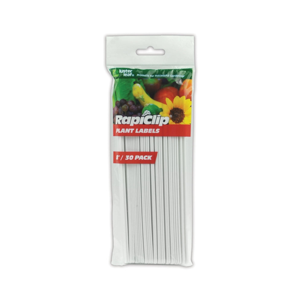 Luster Leaf Plant Labels - 8 Inch (30 Pieces)