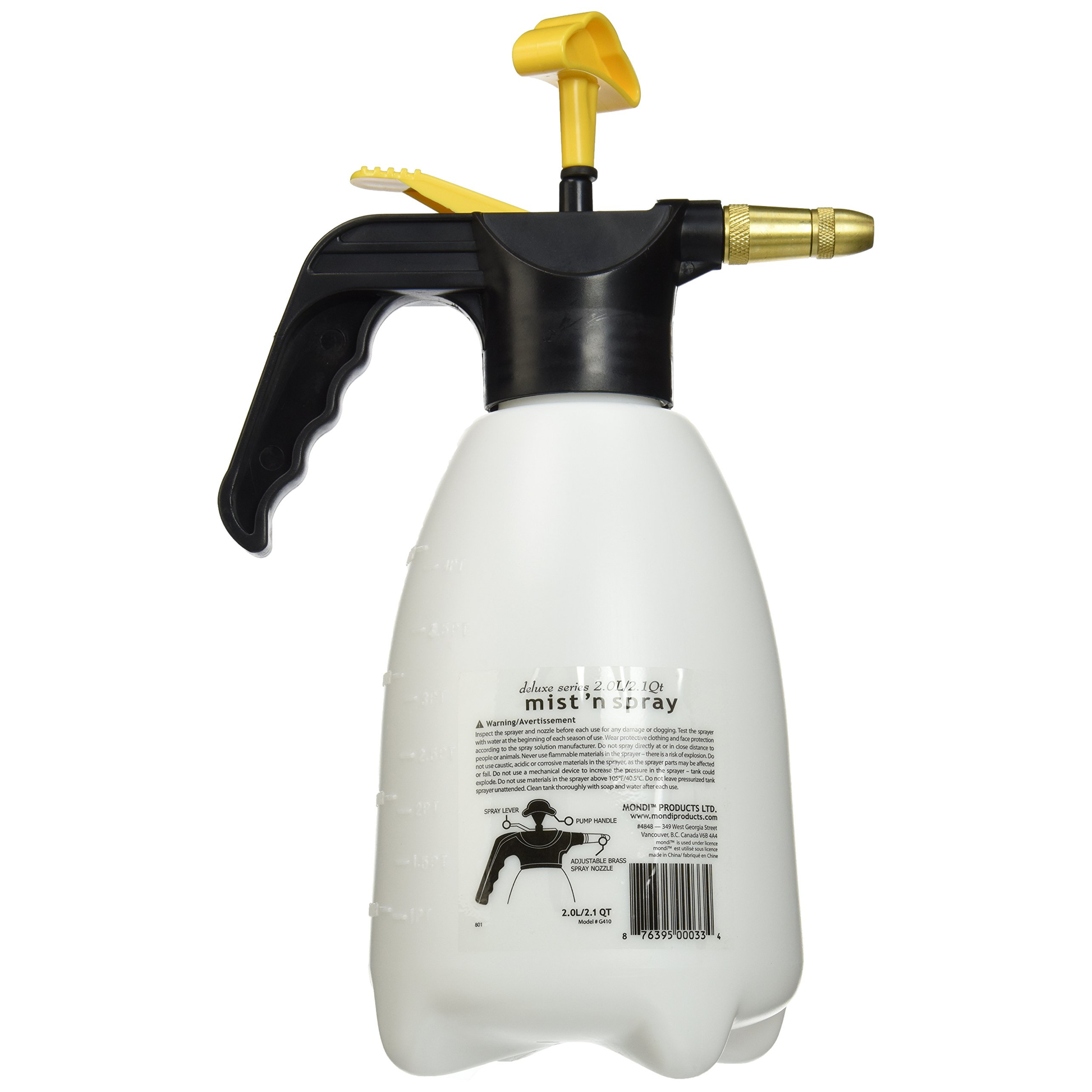 Mondi Mist N' Spray Deluxe Tank Sprayer - 2 Litre