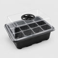 Kit de plateau de semis Provision Gardens - 12 cellules (Noir)