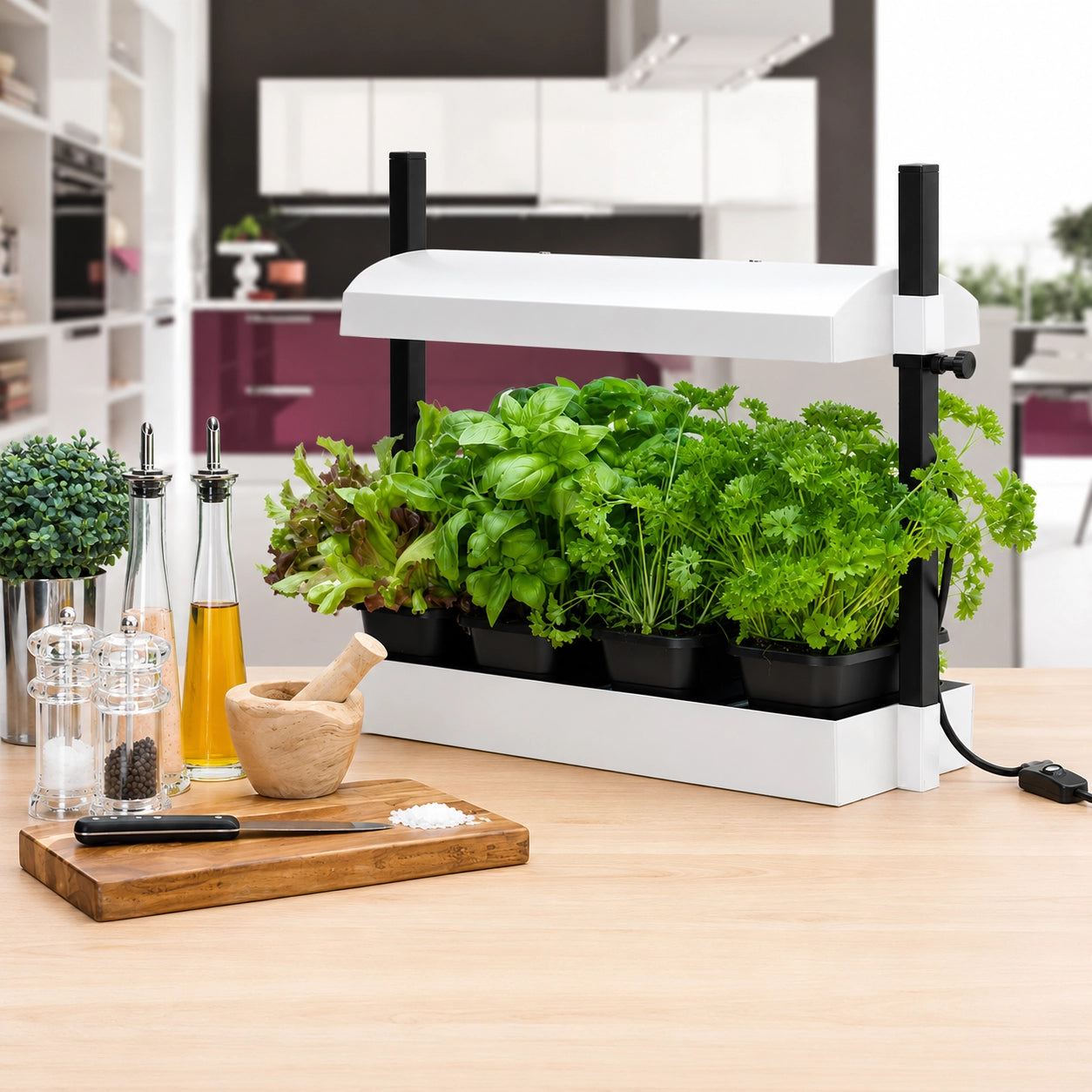 SunBlaster Micro Grow Light Garden - White T5HO