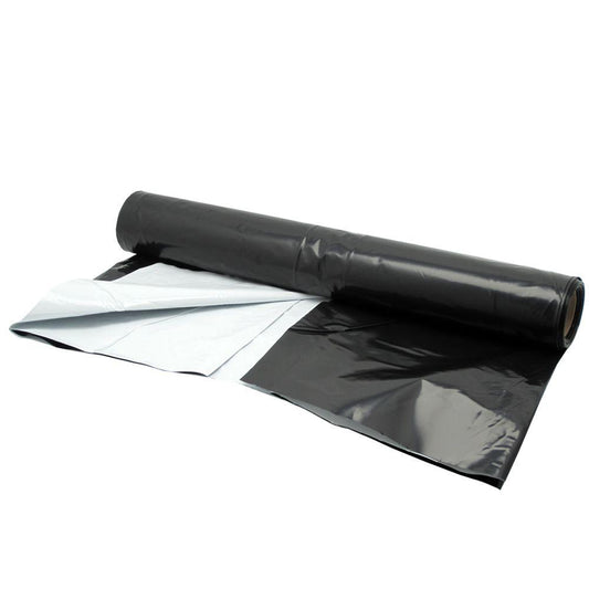 Thermoflo Black and White Premium Poly - 10 FT x 50 FT